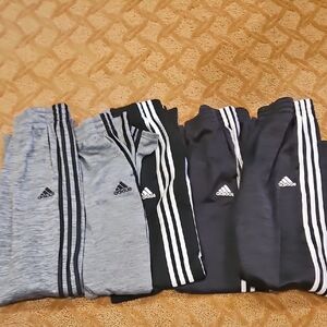 Adidas Kids' Sweatpants - Gray and Black